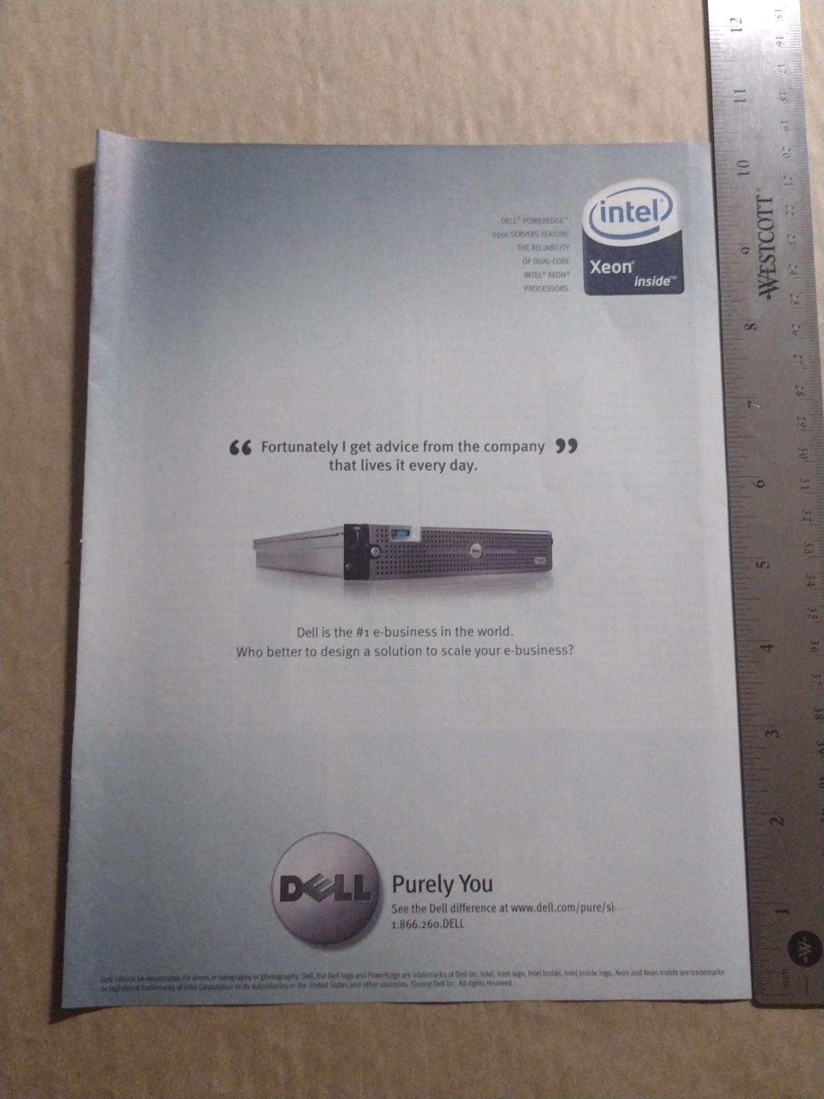 2007-Dell- Purely You- Intel Xeon Inside-Print AD/Classic