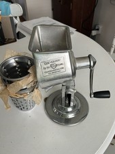 Vintage Kut-Kleen Manual Food Processor Slicer Grater by De Hart Mfg. w 4 Blades picture