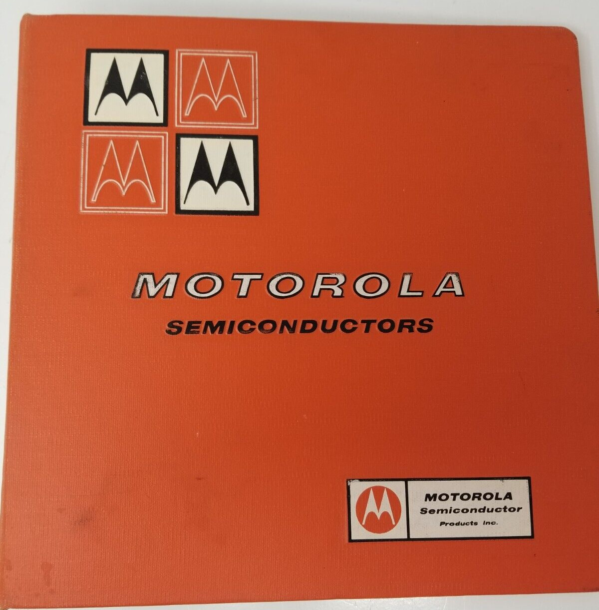 Motorola Semiconductor Products Binder Logo 1960s 3