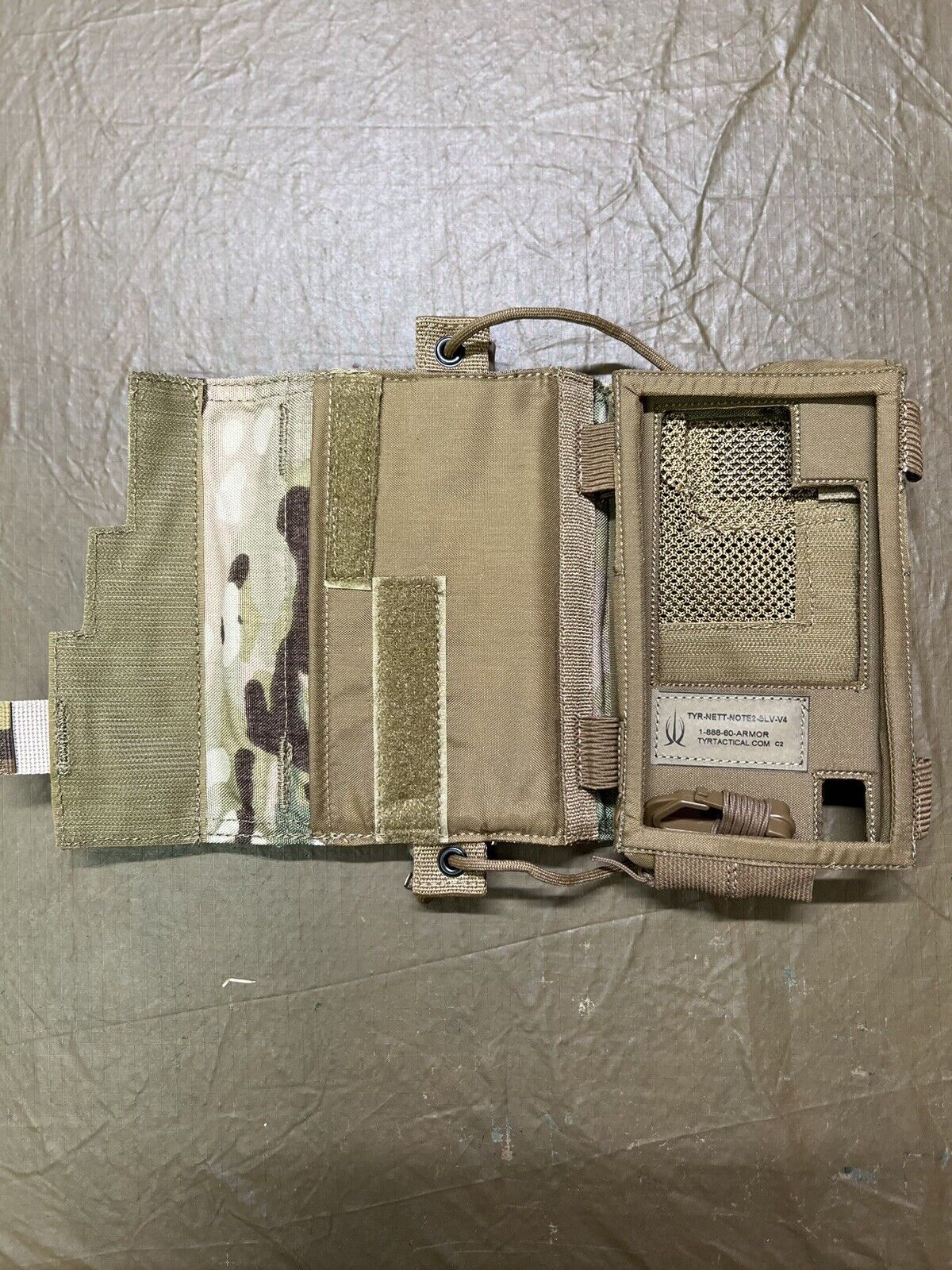 TYR TACTICAL MULTI-CAM PHONE POUCH SAMSUNG NOTE 2 V.4 END USER DEVICE W/SLEEVE