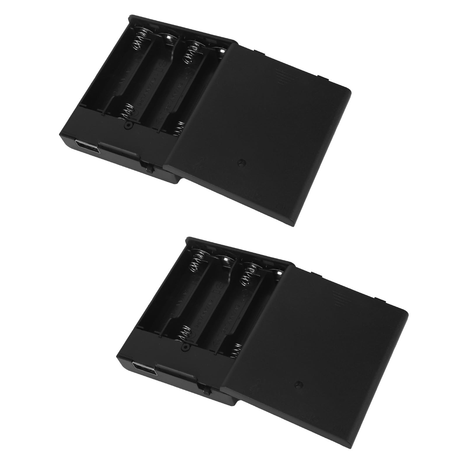2pcs Battery Pack for 4-6V Neon Signs, 4AA Portable USB Battery Pack Neon Sig...