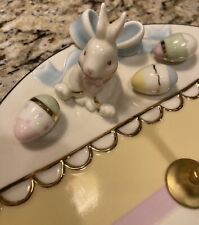 Lenox Occasions Easter Bunny Handled Server picture