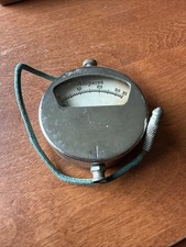 Ammeter Amp Tester  1920s-30s Comes with Original Instructions Rare Vintage picture