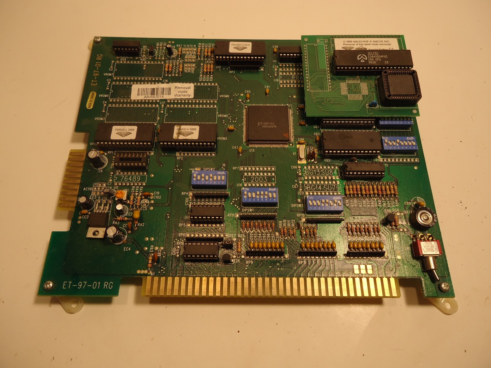 FRUIT BONUS DOG & DIAMONDS 8 LINER CHERRY MASTER BOARD Motherboard WORKING PULL