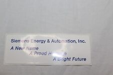 Sticker Decal  Advertising Siemens Energy & Automation Decal Label Collectible picture