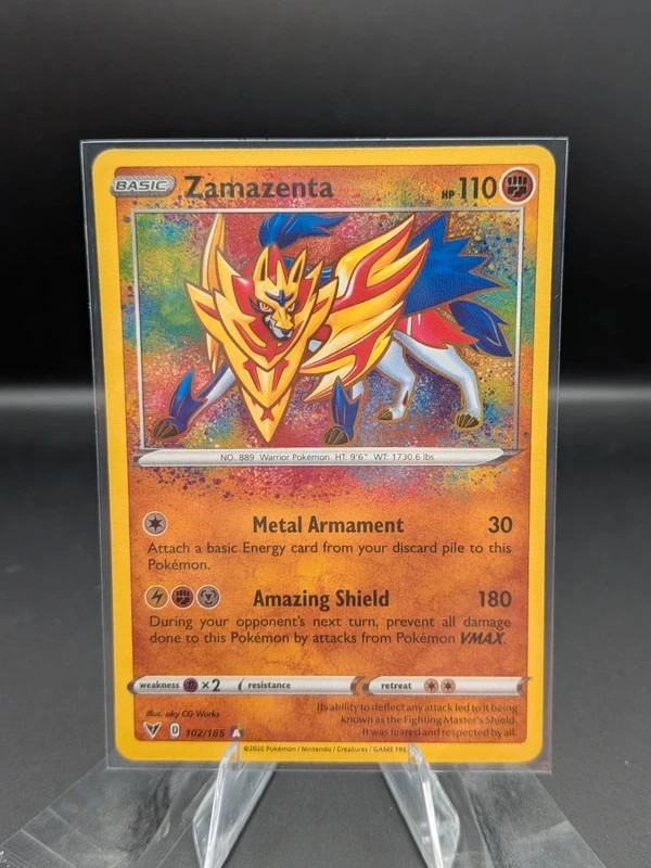 Zamazenta 102/185 - Pokémon Vivid Voltage Zamazenta 102/185 - Pokémon Vivid Voltage