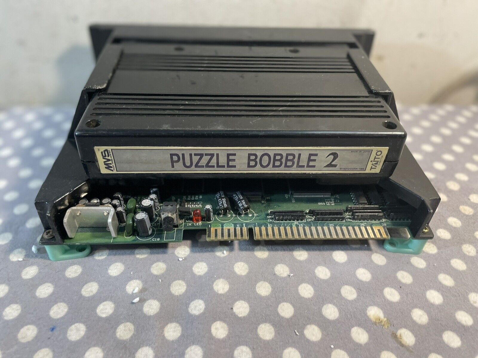 Puzzle Bubble 2 MVS Neo Geo Cart & Jamma Motherboard (Money Back NOT ORIGINAL)