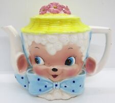 Vintage Brinnco Rubens Original Lamb in a Bonnet Teapot. Made in Japan. picture