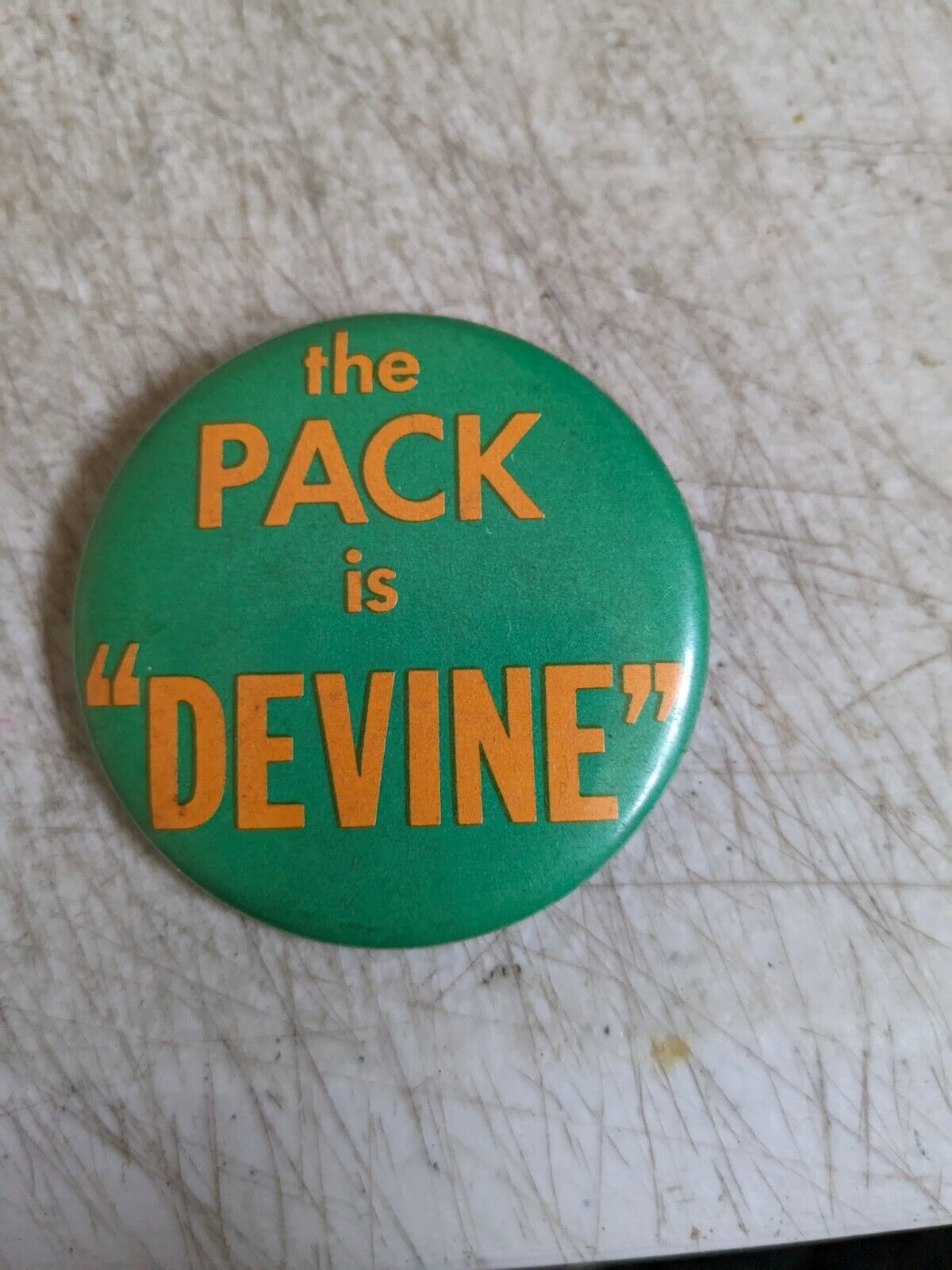 vintage Green Bay Packers pinback button