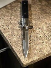 Classic Italian-Stiletto Style, Switch/Spring Assist Blade, EDC Survival Tool picture
