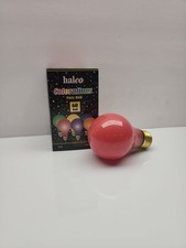 Red Halco Colorations  Light Bulb 60 Watts 130V Christmas Party A19 Red 6352 👍 picture