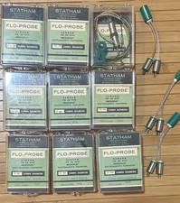 Vintage Statham Microflo Electromagnetic Flowmeter Sensor Probe Lot 12pc NOS picture
