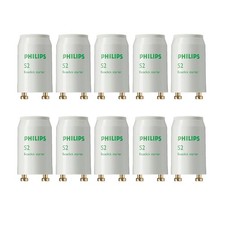 10 Pack -  Phillips S2 Fluorescent Lamp Starter 4-22 Watt Ballast Starter picture