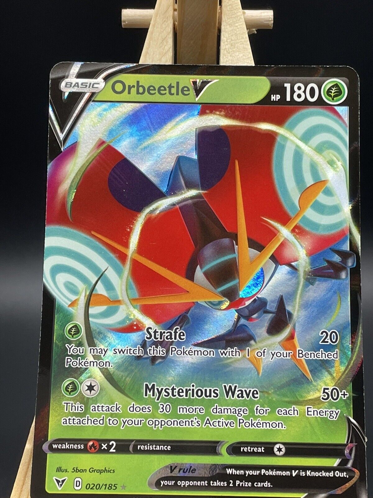 Orbeetle V (020/185) Vivid Voltage - Pokemon Card Holo - English - Near Mint