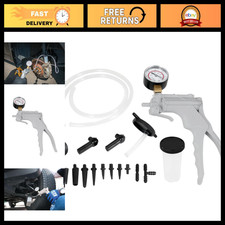 Hand Vacuum Pump Brake Bleeder Kit - Automotive Fluid Extractor & Tester Tool picture