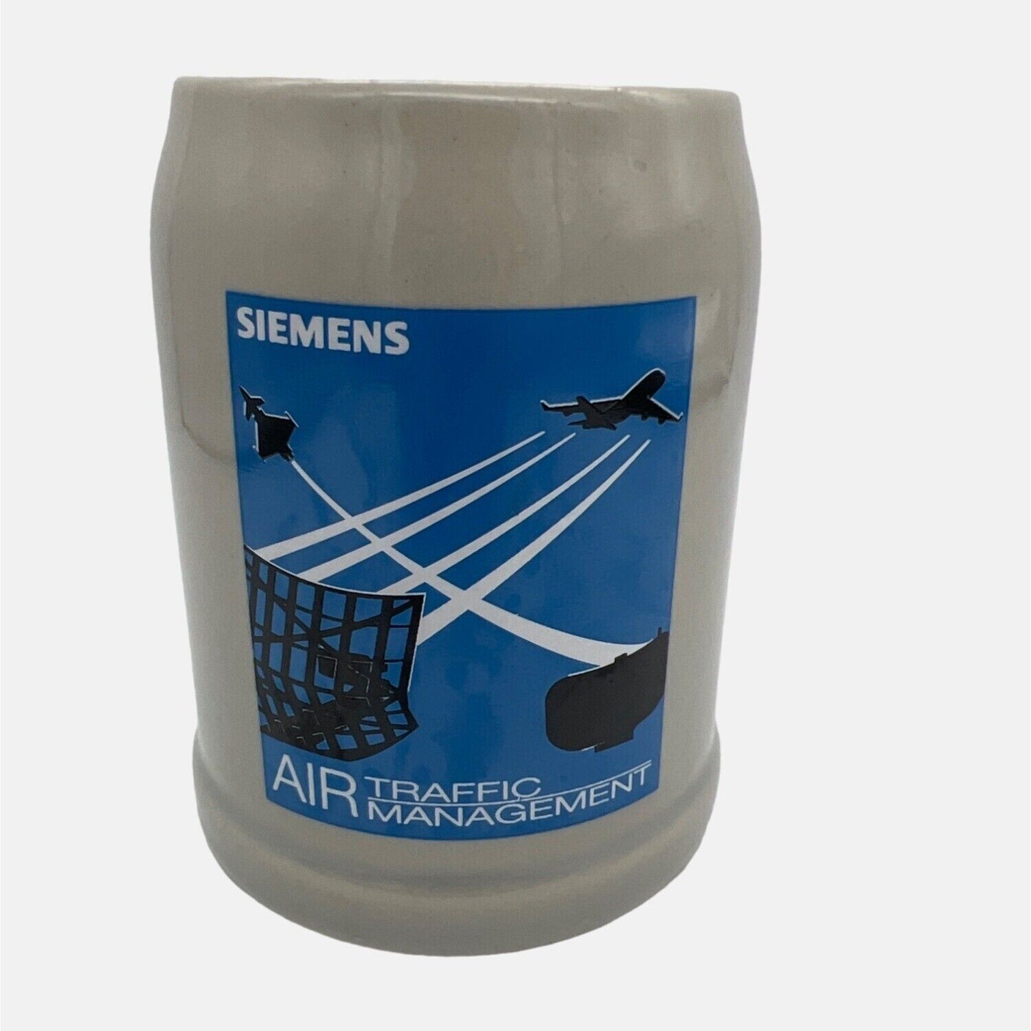 Vintage Siemens Air Traffic Management Ceramic Stein Rastal Germany 0.5L 5