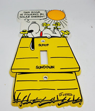 Hallmark Snoopy Light Switch Plate 