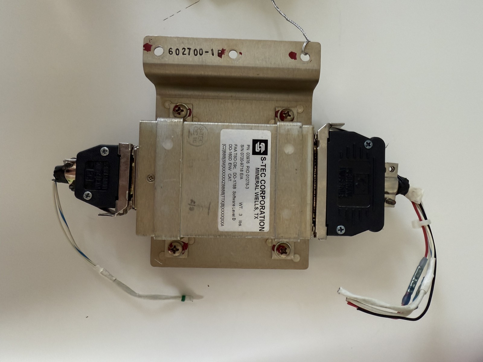 S-TEC Yaw Amplifier 03976 Autopilot PA-46 Meridian As Removed S-TEC Yaw Amplifier 03976 Autopilot PA-46 Meridian As Removed