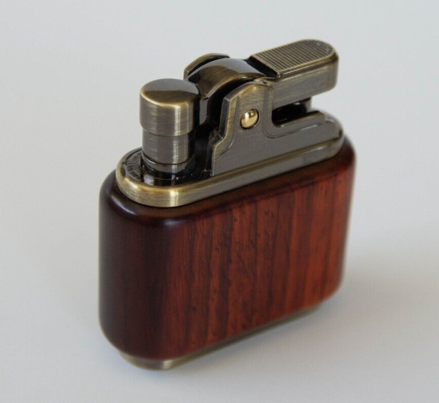 VINTAGE STYLE SINGLE CLICK LIGHTER Classic Retro Fuel Saving Lighter O Ring USA