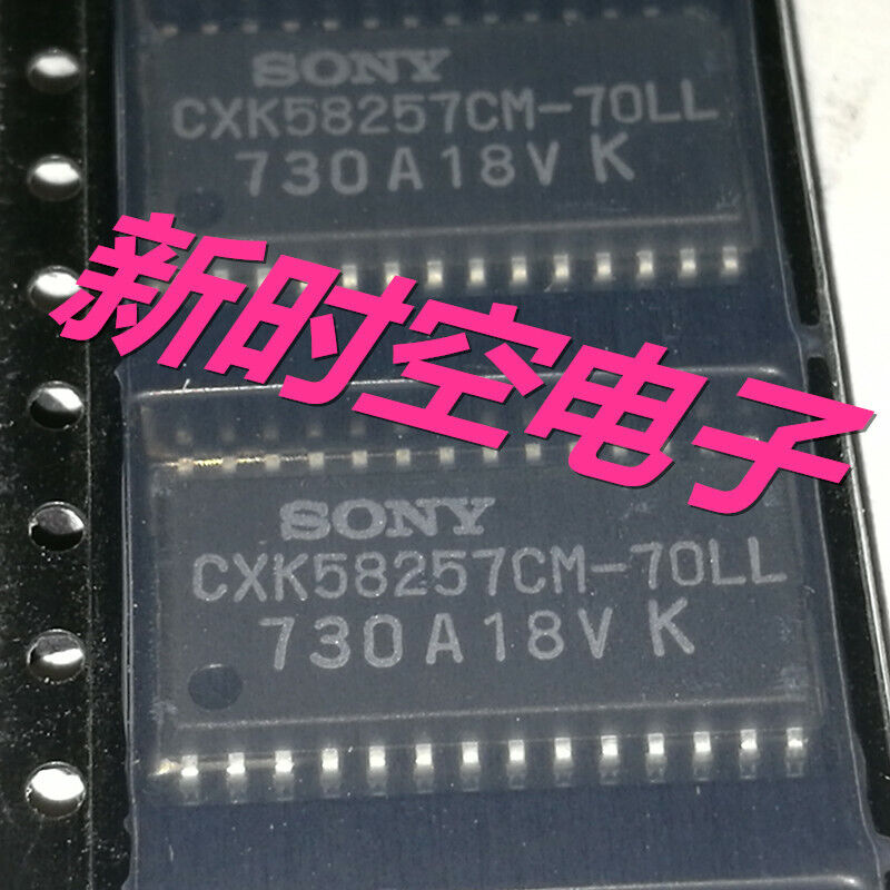 5 X CXK58257CM-70LL 32768-WORD X 8-BIT HIGH SPEED CMOS STATIC RAM CXK58257