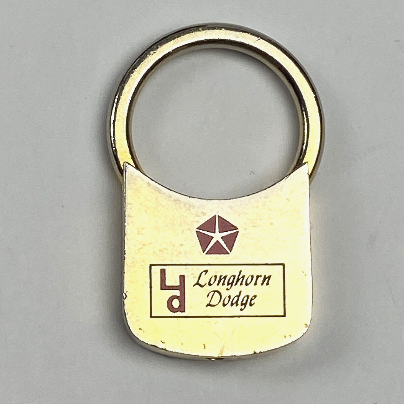 Longhorn Dodge Ram Key Ring Car Dealership Promotion Fob