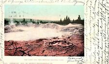 VINTAGE POSTCARD THE PAINT POT YELLOWSTONE NATIONAL PARK 1902 CARD MAILED 1904 picture