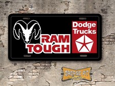 Dodge Ram Tough Novelty License Plate - Choose Color picture