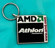 AMD Athlon Processor KEYCHAIN key holder Advanced Micro Devices collectible 1990 picture