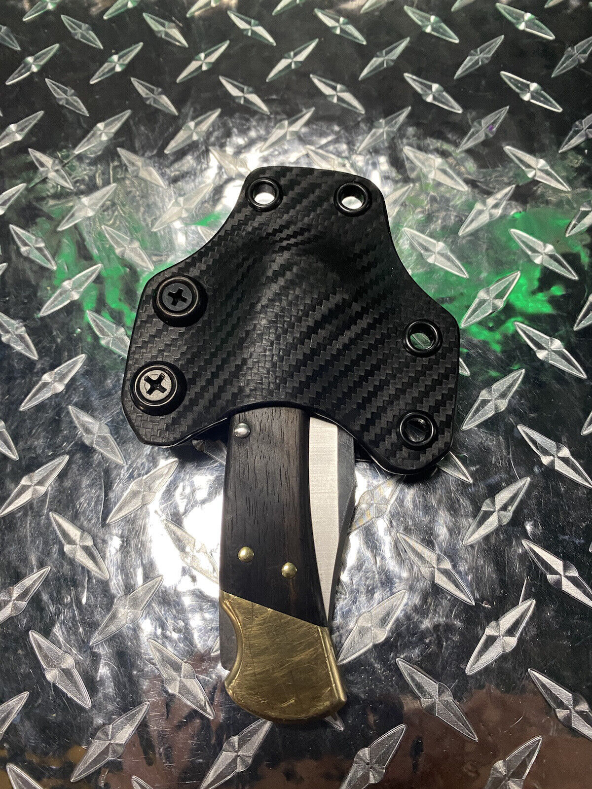 Buck 112 Horizontal or inverted carry Kydex Sheath