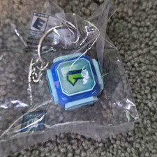 Nintendo Switch Super Mario Party Jamboree Dice Block Plastic Keychain Blue picture