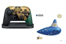 Presale Zelda 40th Nintendo Switch 2 Pro Controller & Electric Ocarina of Time picture