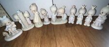 Lot Of 9 Vintage Precious Moments Figurines~Perfect Condition picture