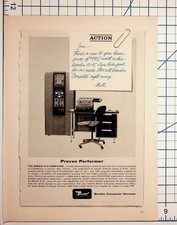 Vintage 1950s Bendix G-15 Computer Ad Ephemera Mid-Century Tech History picture