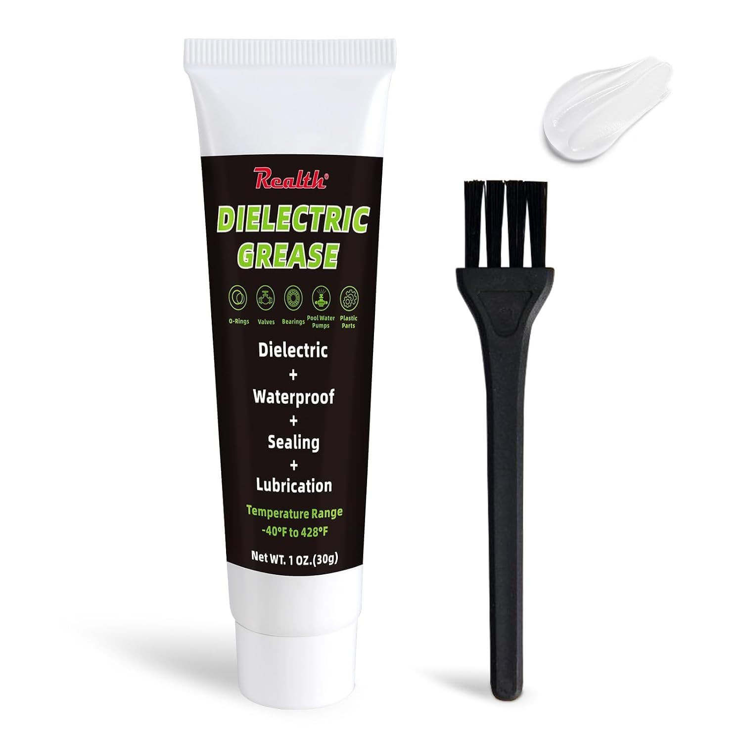 Dielectric Grease for Electrical Connectors 1 Oz, Anti-Corrosion Dielectric Grease for Electrical Connectors 1 Oz, Anti-Corrosion