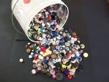 Bulk Button Assortment, Vintage/Old/New Mixed Button Bag Lot, DIY Crafts, Sewing picture