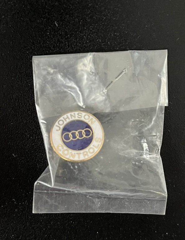 Vintage Johnson Controls Logo Enamel Lapel Pin Tie Tack