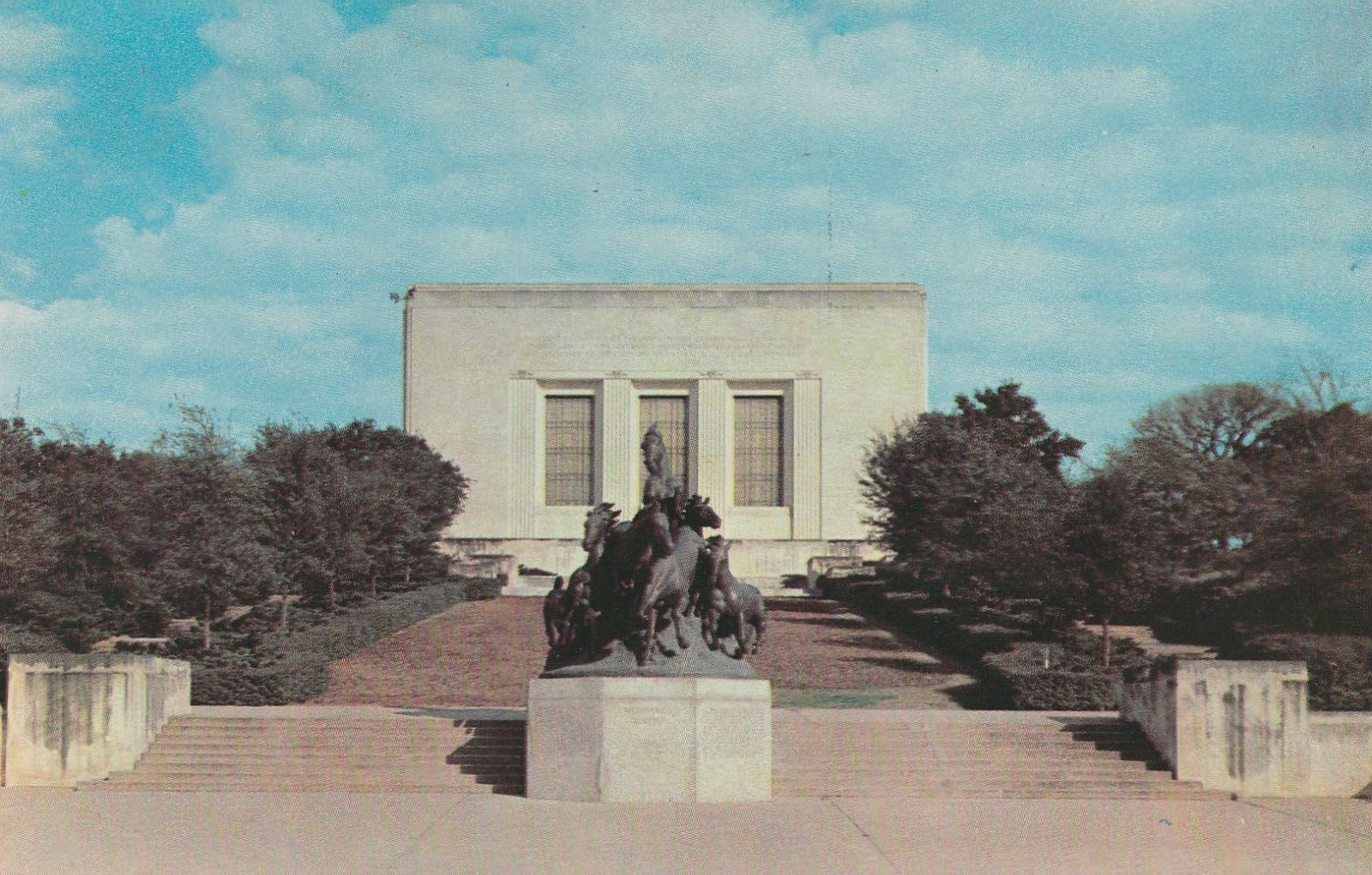 Vintage Postcard Texas Memorial Museum University of Texas Austin, Texas Posted