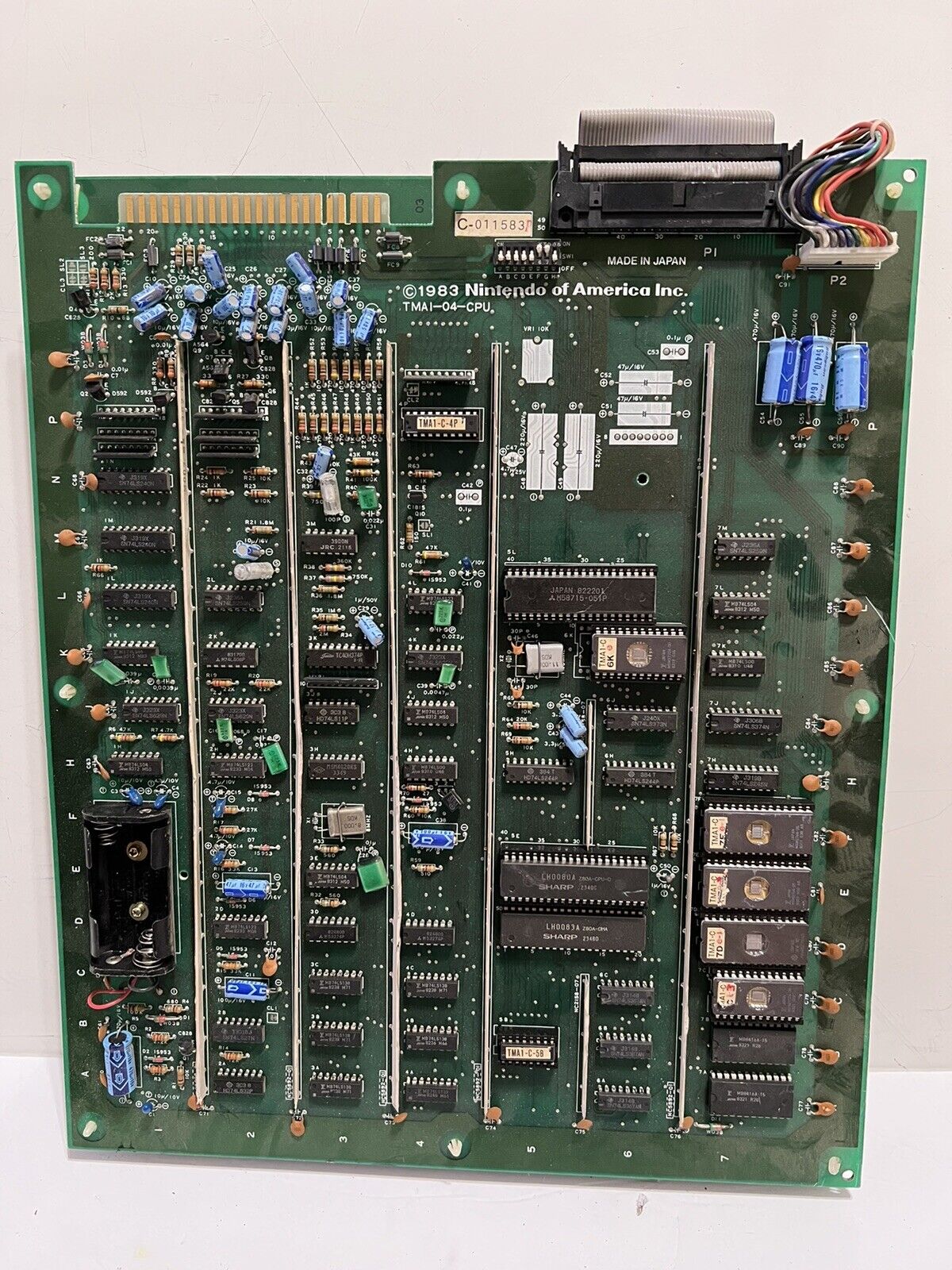 Mario Bros Nintendo PCB Boards TMAI-03 & 04 CPU Boards Untested AS IS PARTS