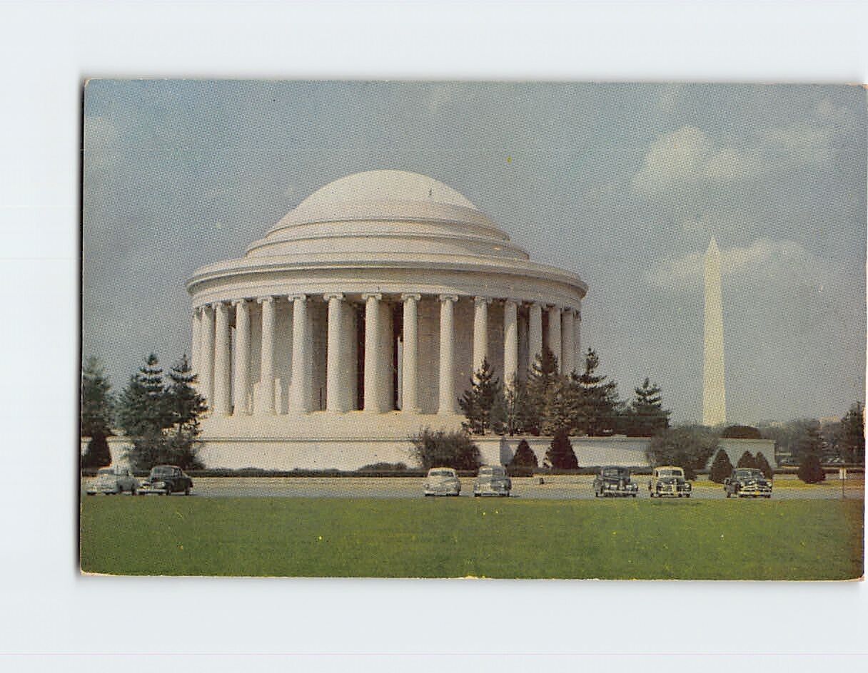 Postcard Jefferson Memorial Washington DC USA