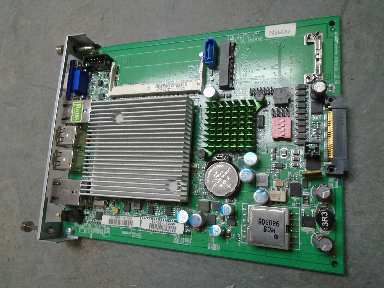 NEC GCD-IN SERVER II Card no ram or hard drive, missing face plate