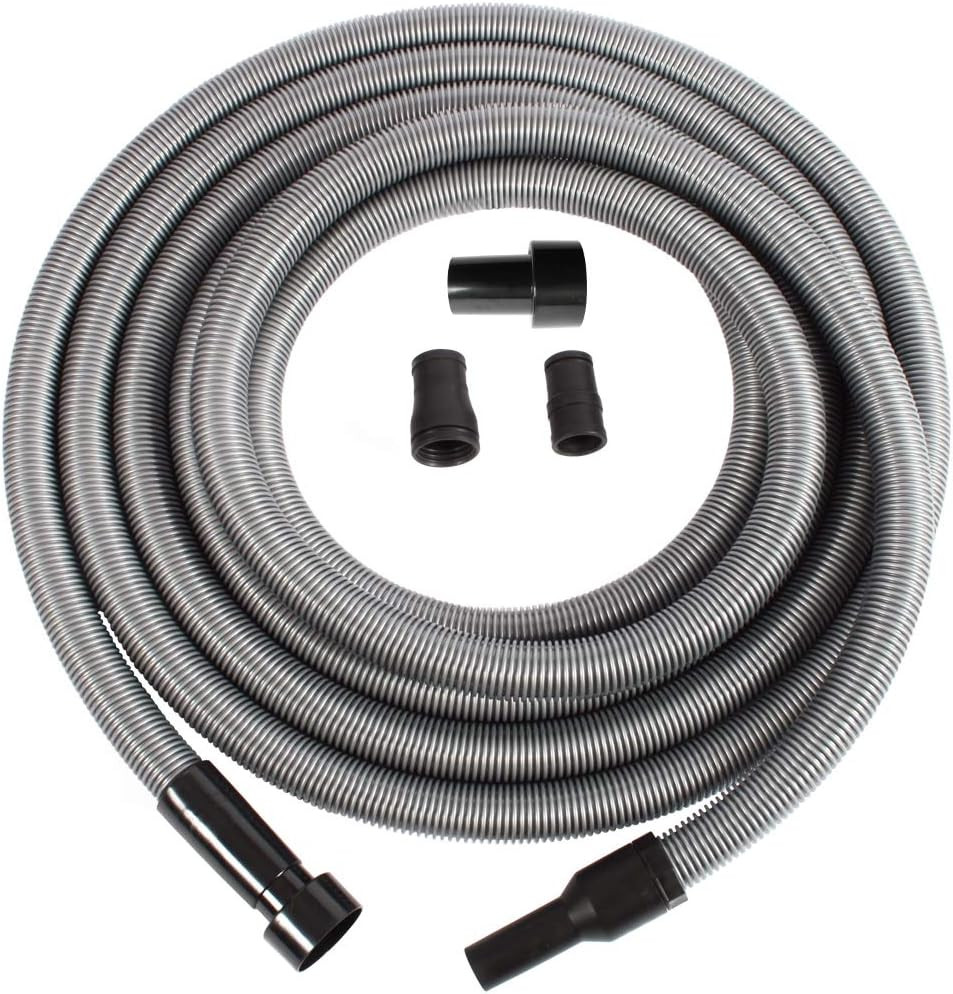 94159 Premium 30 Ft. Shop Vacuum Hose with Power Tool Adapter Set Silver 94159 Premium 30 Ft. Shop Vacuum Hose with Power Tool Adapter Set Silver