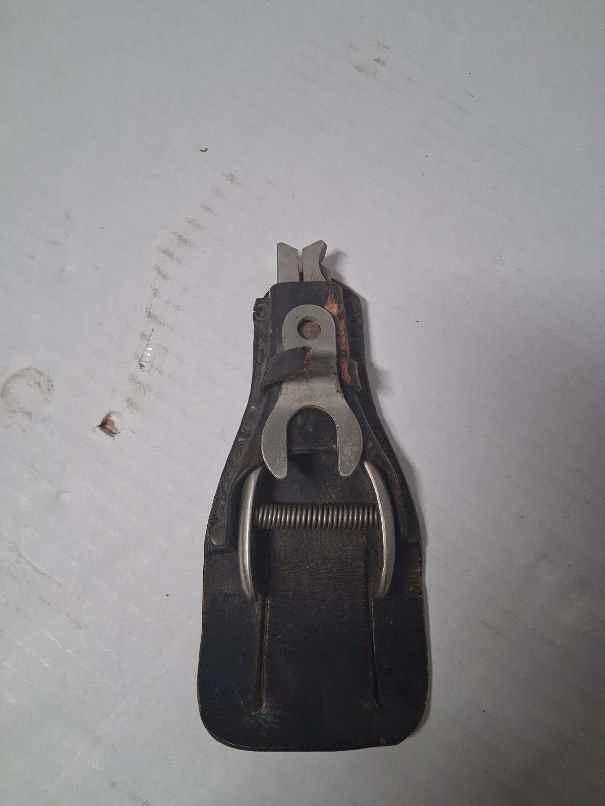 Vintage Train Conductor Ticket Hole Punch Set Leather Holster Key Vintage Train Conductor Ticket Hole Punch Set Leather Holster Key