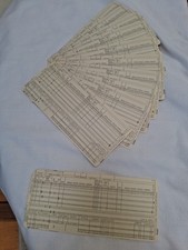 11 Vintage 1960s-1970s Consolidated Freightways Mainframe Computer Punch Cards  picture