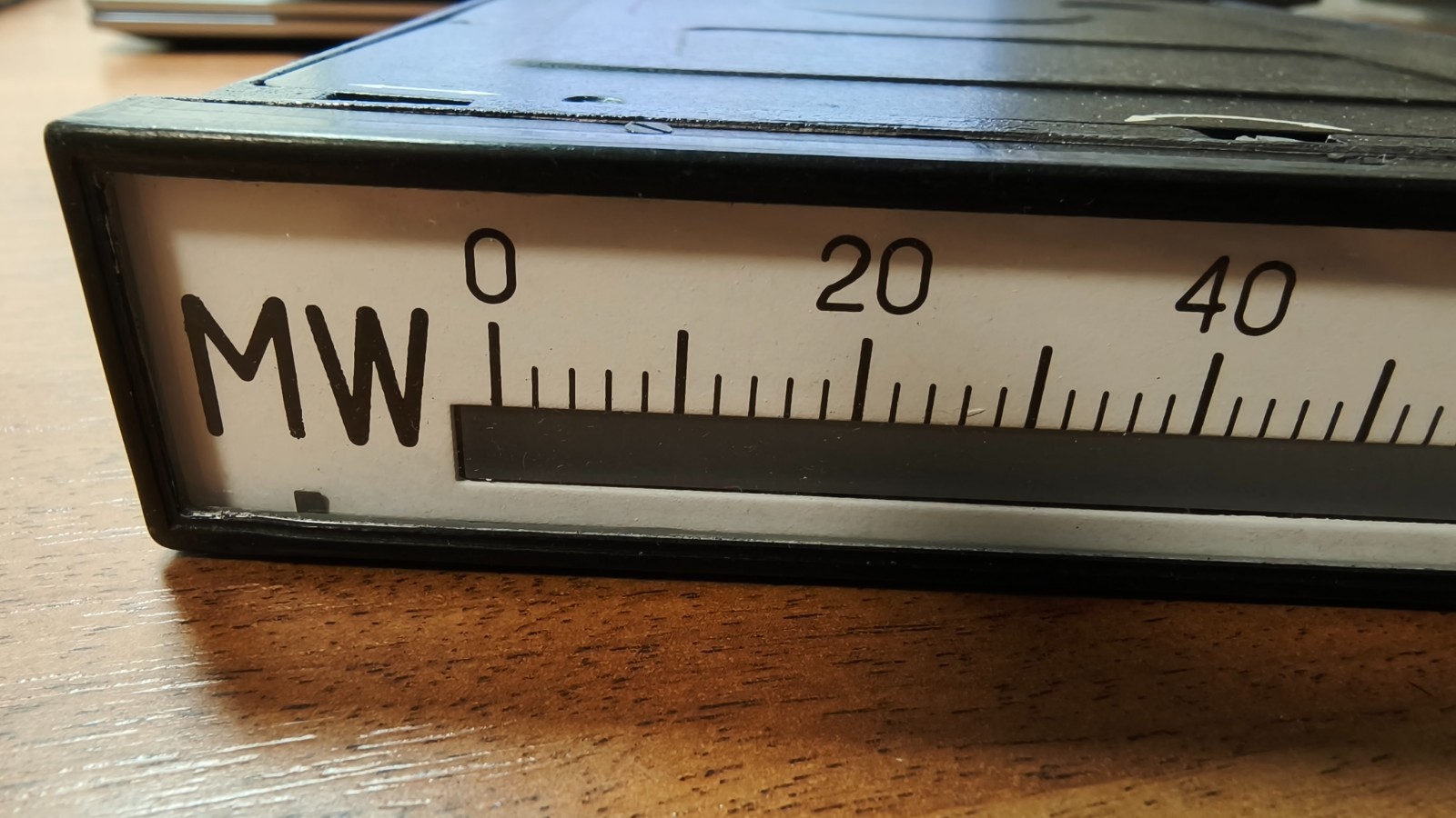 Control Panel Ammeter MW with light pointer for Chernobyl NPP version Control Panel Ammeter MW with light pointer for Chernobyl NPP version