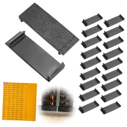 20 Pcs Universal Breaker Filler Plates for Square D/GE/Siemens Load - 1 20 Pcs Universal Breaker Filler Plates for Square D/GE/Siemens Load - 1