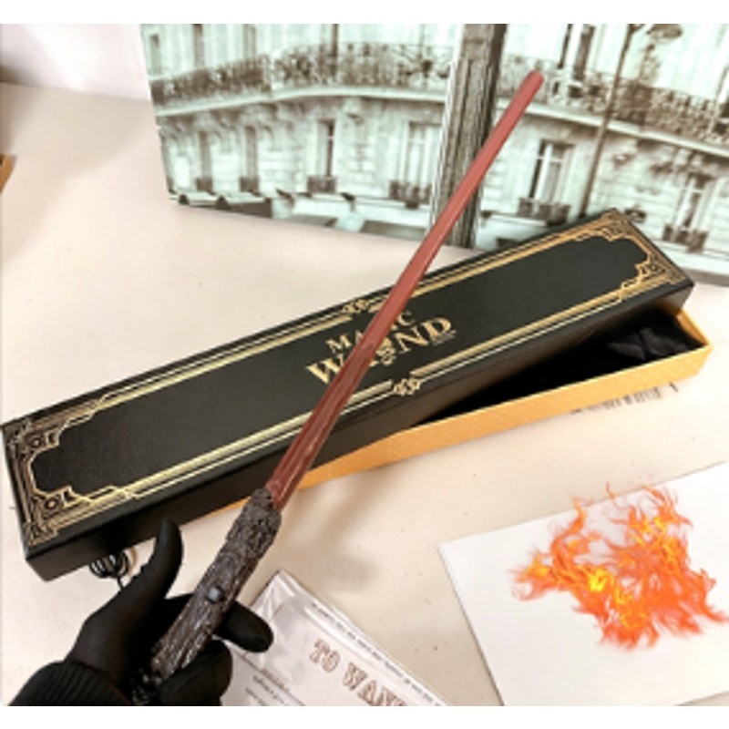 Paper Rizerd Harry Potter Wizard Cosplay Kit | Fire Magic Wand & 50-Count Flash ...
