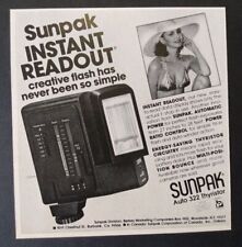 1979 Sunpak Auto 322 Thyristor Advertisement picture