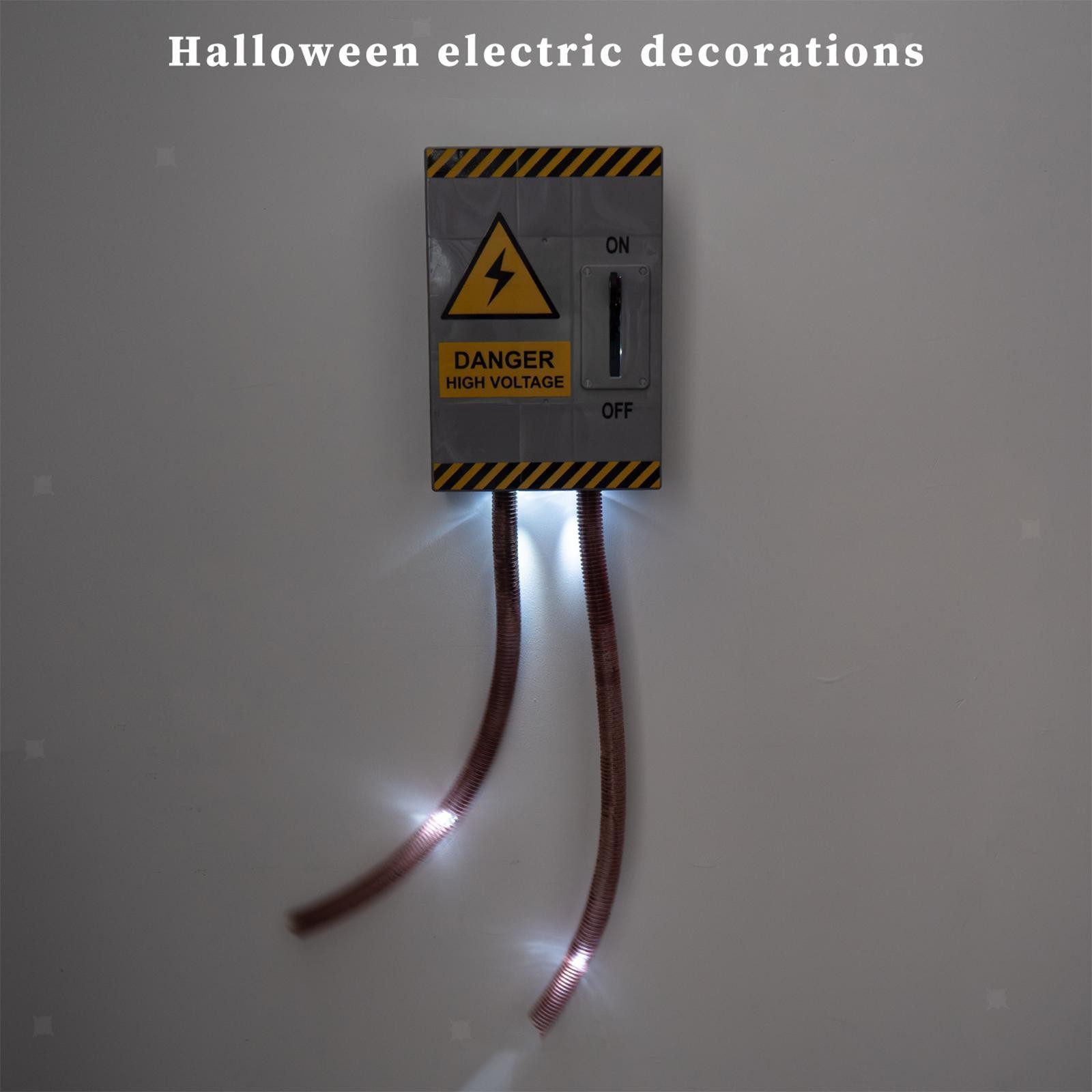 Realistic High Voltage Switch Halloween Toy Sound Effects 25.5x17.5x6.5cm