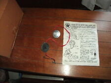 Vintage Texaco Fire Chief Hat Helmet amplifier and microphone replacement part picture