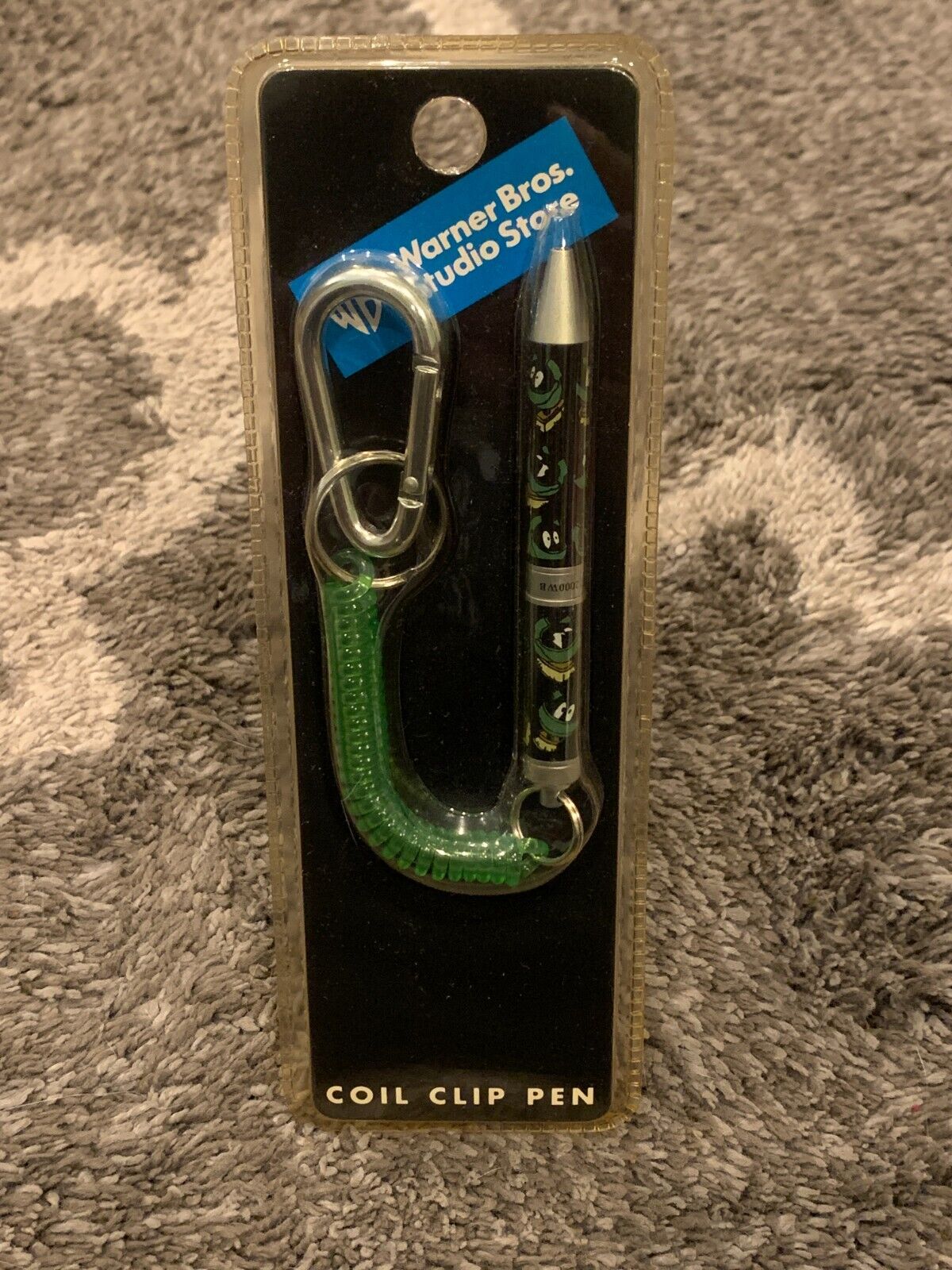 Marvin the Martian - Coil Clip Pen.  New in package.  43122 0296 001